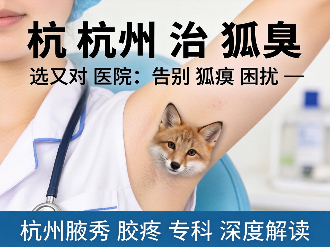 杭州治狐臭，选对医院，告别狐臭困扰—杭州腋秀腋臭专科深度解读