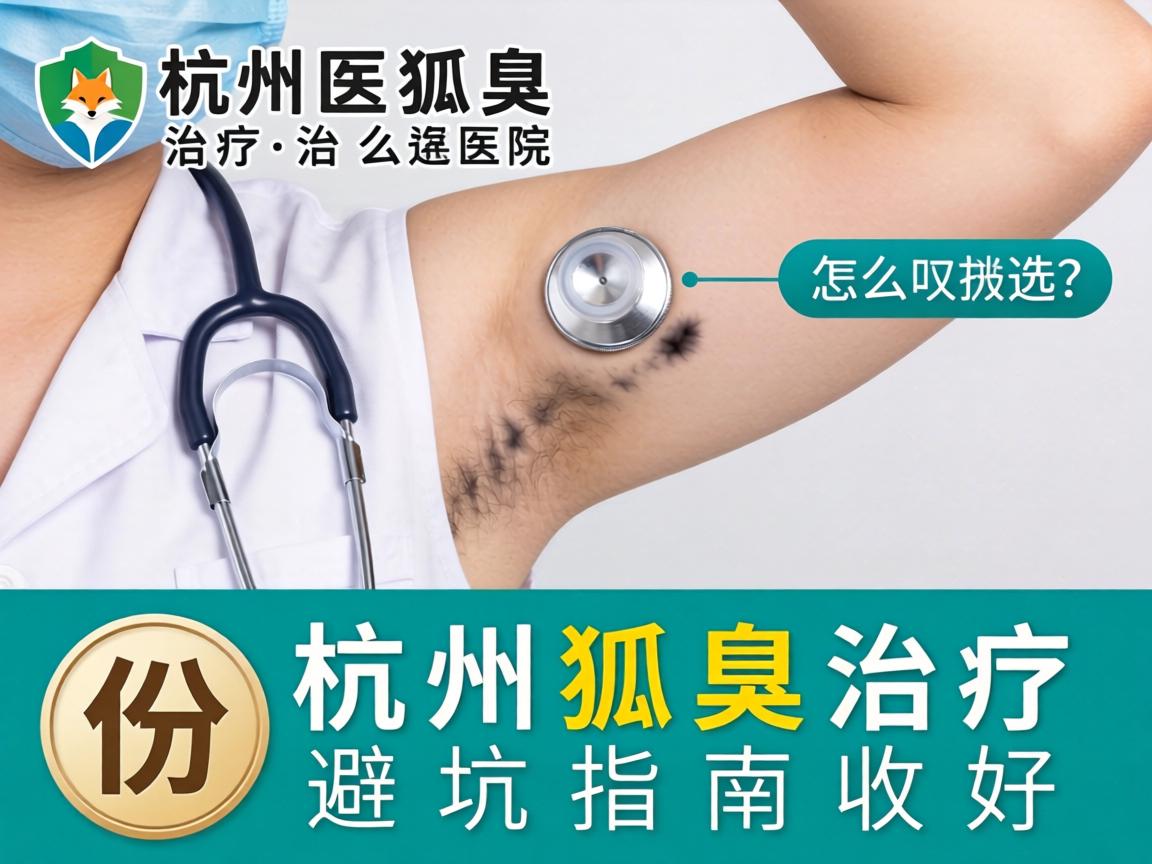 杭州狐臭治疗医院怎么选？这份杭州狐臭治疗避坑指南收好