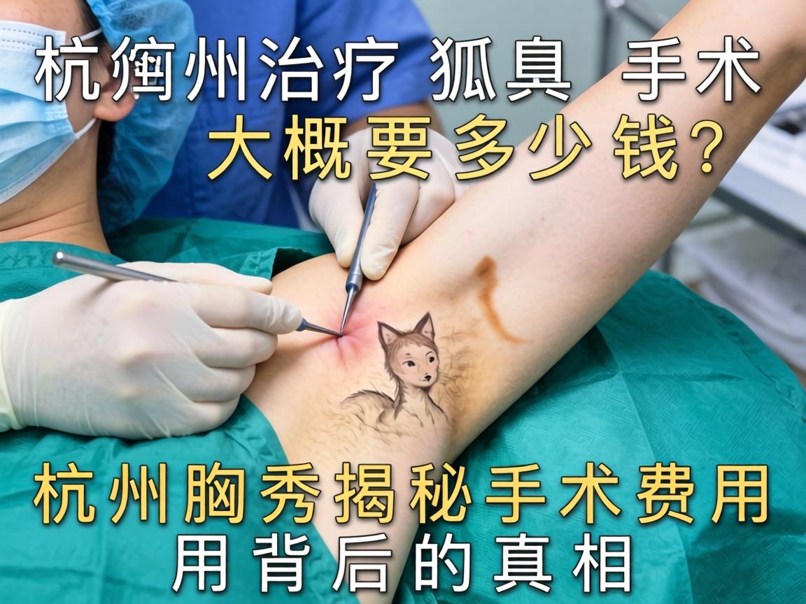 杭州治疗狐臭手术大概要多少钱？杭州腋秀揭秘手术费用背后的真相