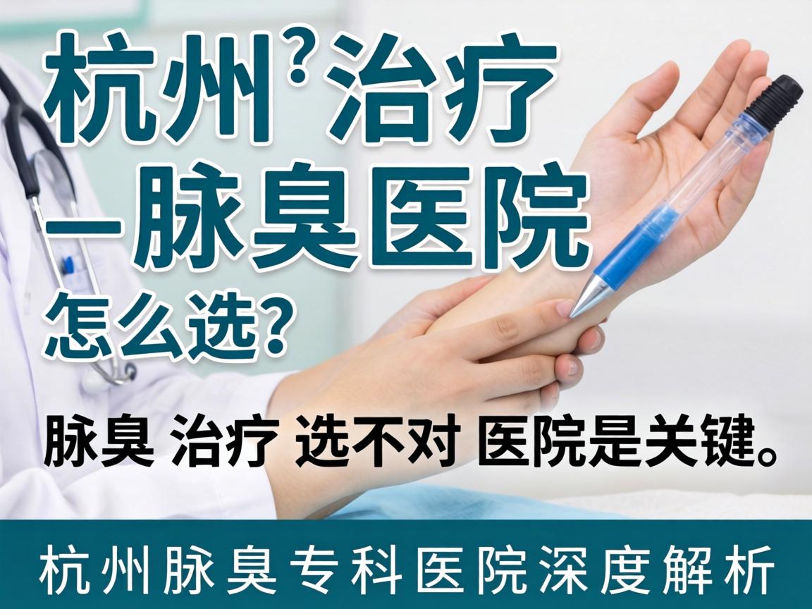 杭州治疗腋臭医院怎么选？腋臭治疗选对医院是关键，杭州腋臭专科医院深度解析