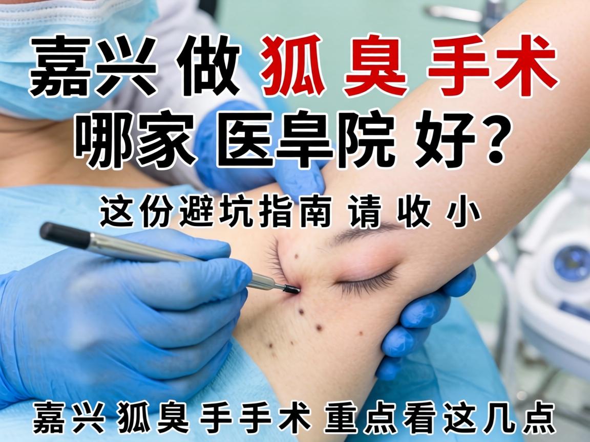 嘉兴做狐臭手术哪家医院好？这份避坑指南请收好，嘉兴狐臭手术重点看这几点