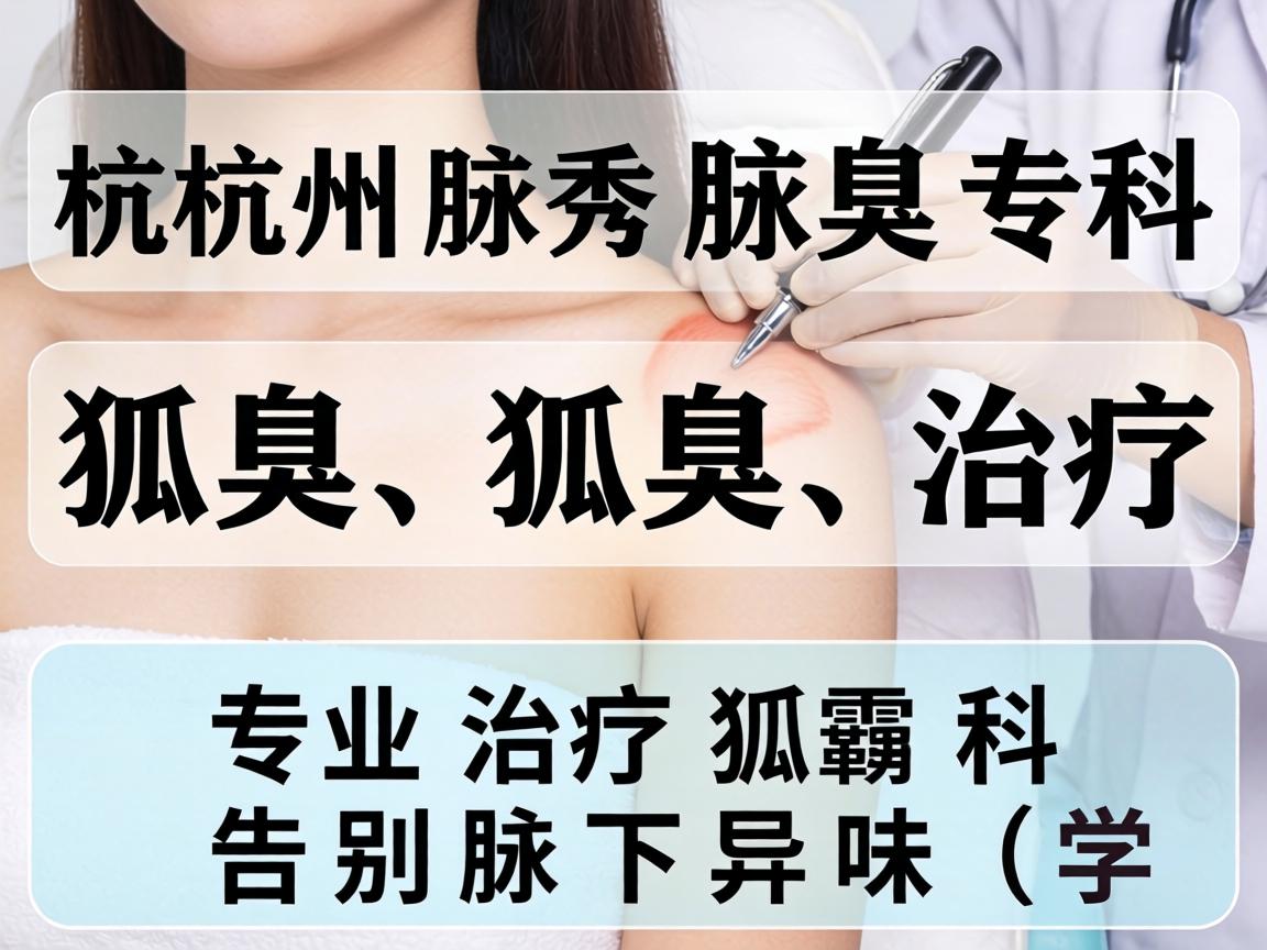 杭州腋秀腋臭专科，专业治疗狐臭，科学告别腋下异味（标题核心词，狐臭、腋臭、治疗）