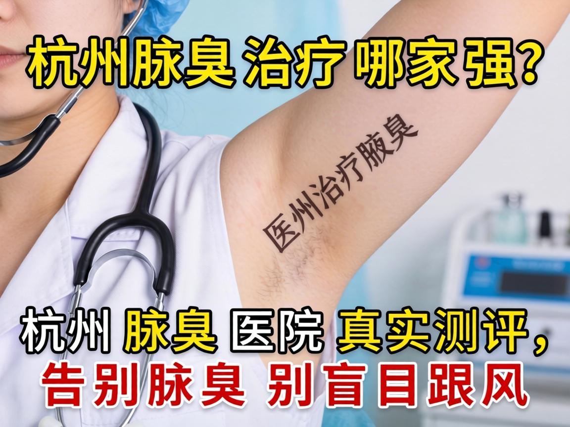 杭州腋臭治疗哪家强？杭州腋臭医院真实测评，告别腋臭别盲目跟风