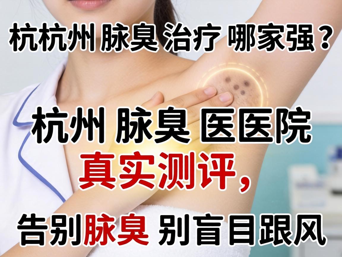 杭州腋臭治疗哪家强？杭州腋臭医院真实测评，告别腋臭别盲目跟风