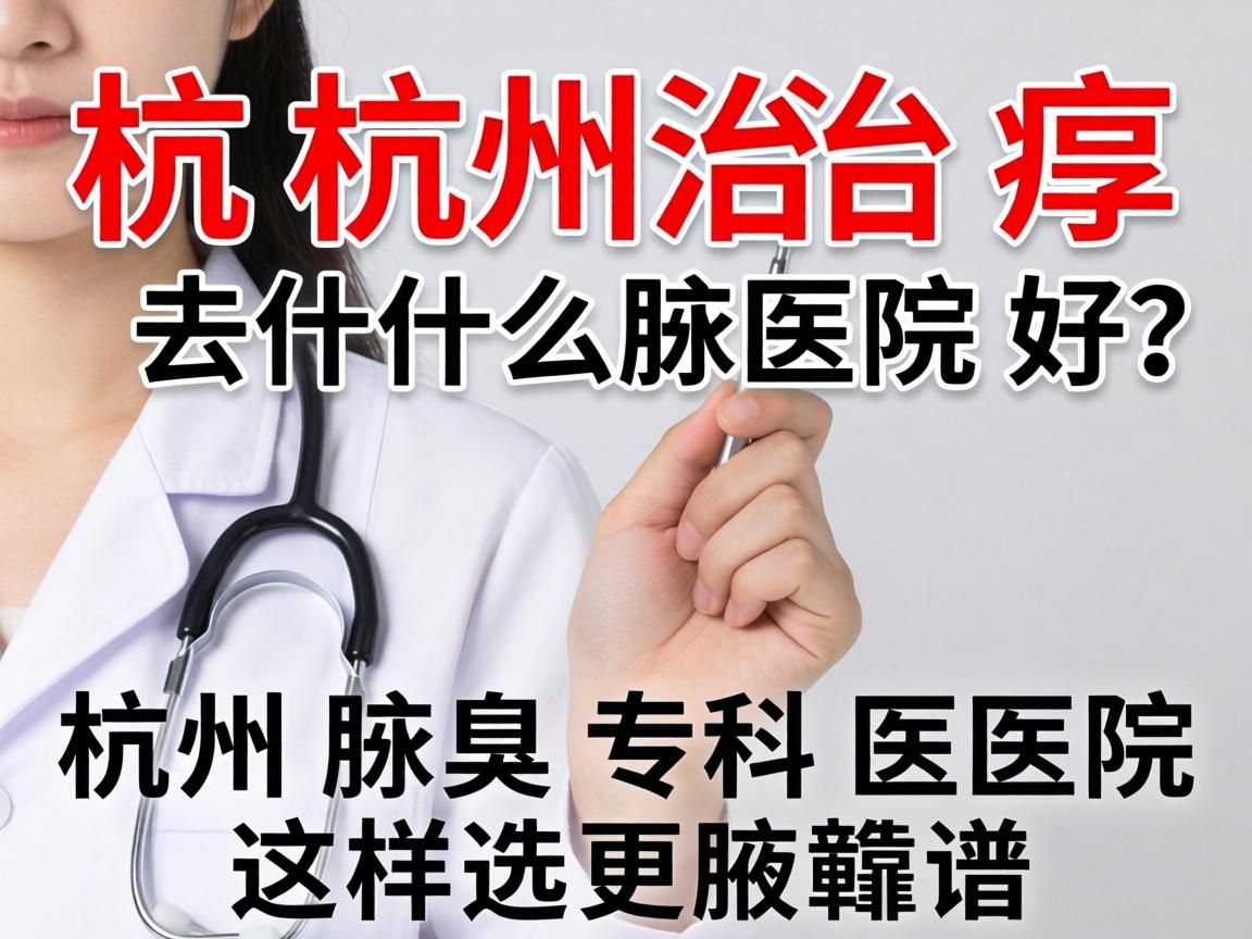 杭州治疗腋臭去什么医院好？杭州腋臭专科医院这样选更靠谱