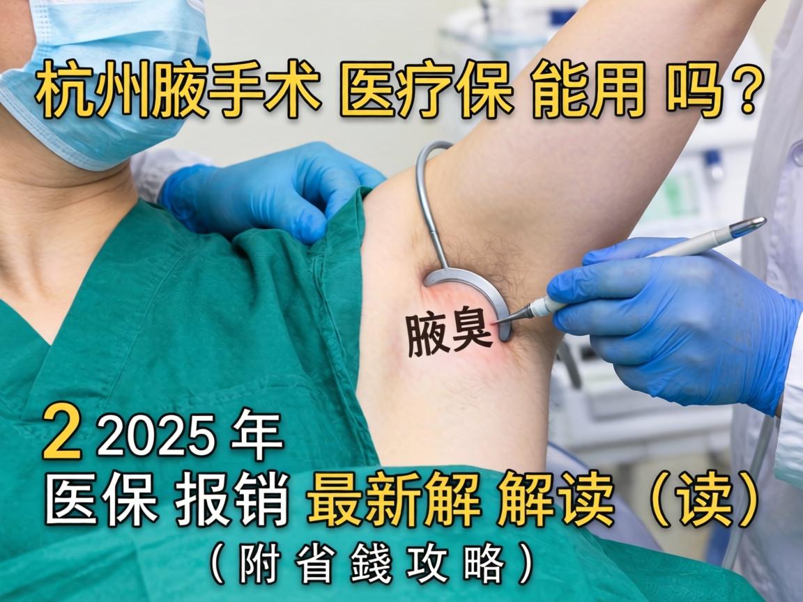 杭州腋臭手术医保能用吗？2025年医保报销最新解读（附省钱攻略）