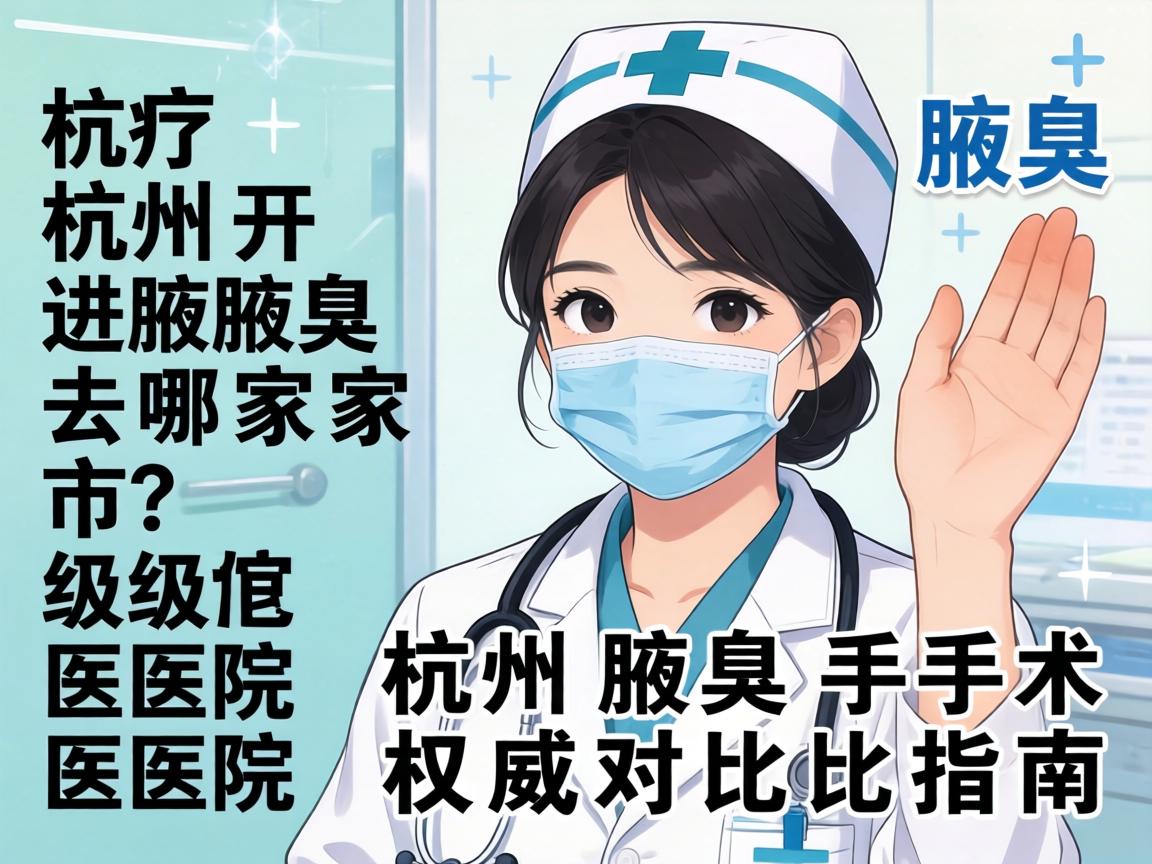 杭州开腋臭去哪家市级医院？杭州腋臭手术医院权威对比指南
