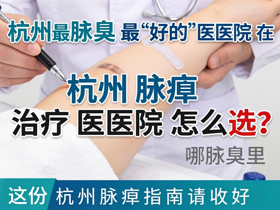 杭州腋臭最好的医院在哪里？杭州腋臭治疗医院怎么选？这份杭州腋臭指南请收好