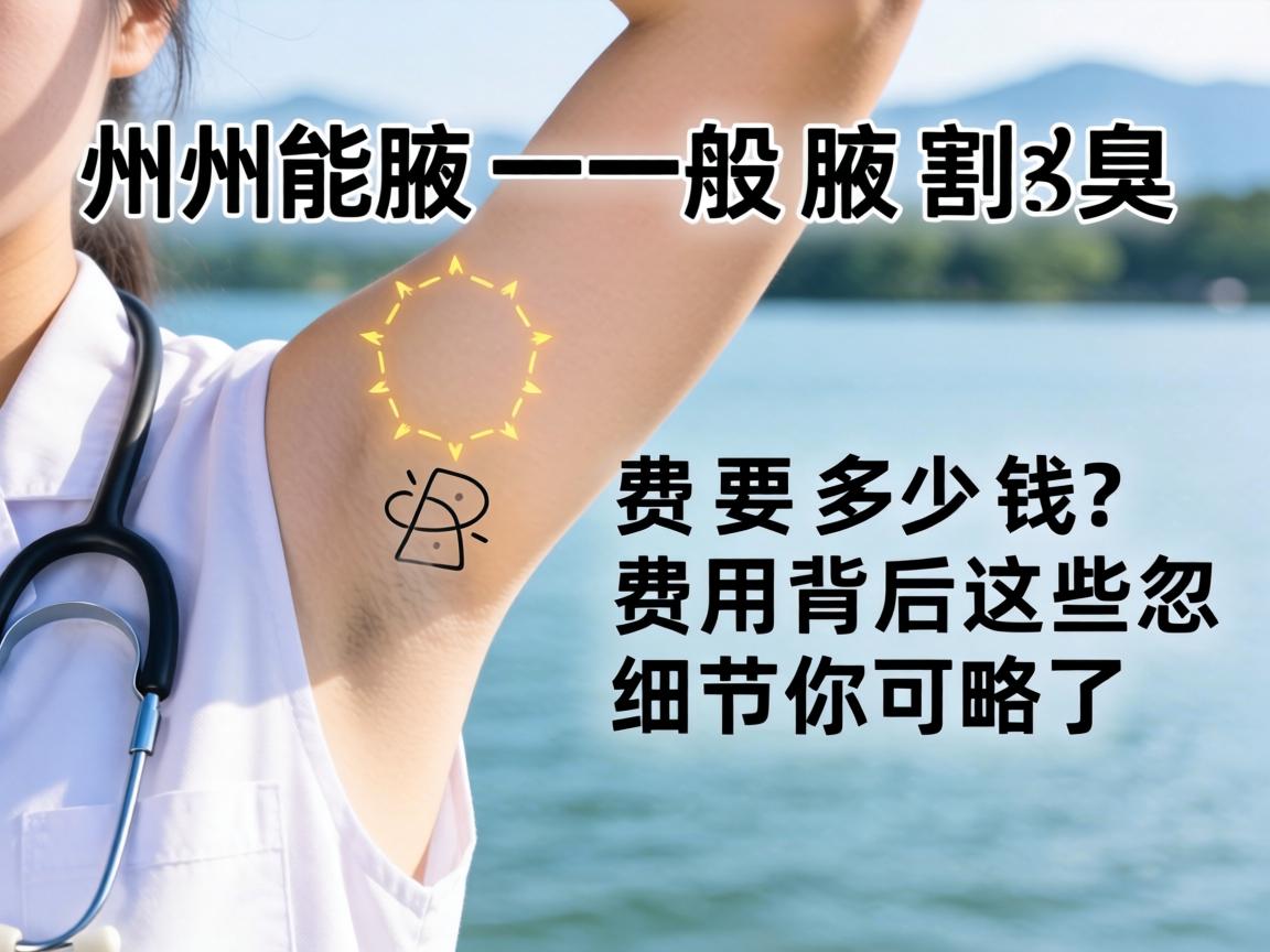 在湖州割腋臭一般要多少钱？费用背后这些细节你可能忽略了