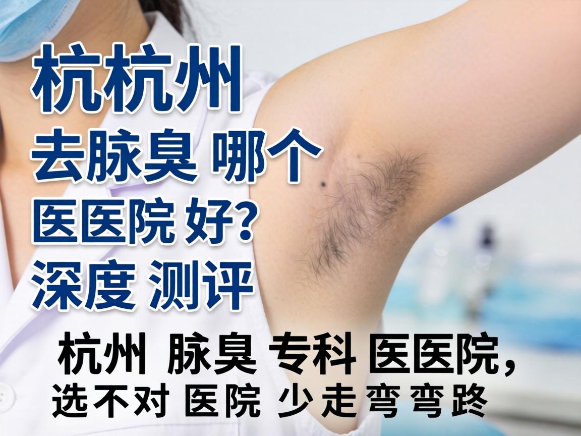 杭州去腋臭哪个医院好？深度测评杭州腋臭专科医院，选对医院少走弯路