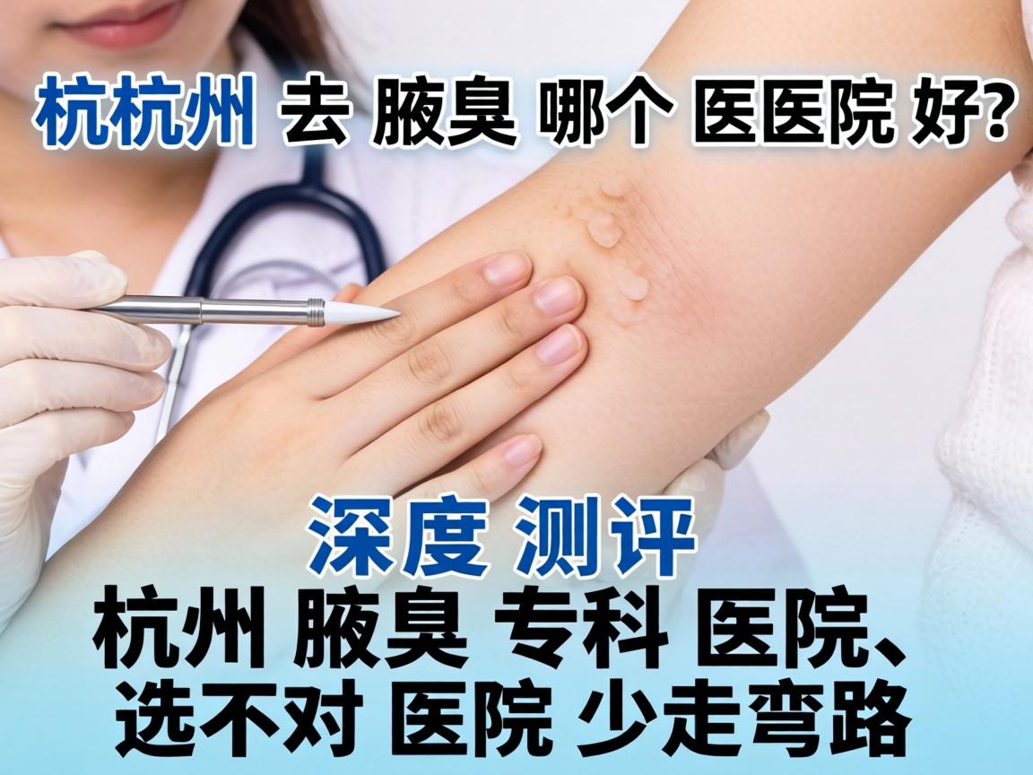 杭州去腋臭哪个医院好？深度测评杭州腋臭专科医院，选对医院少走弯路