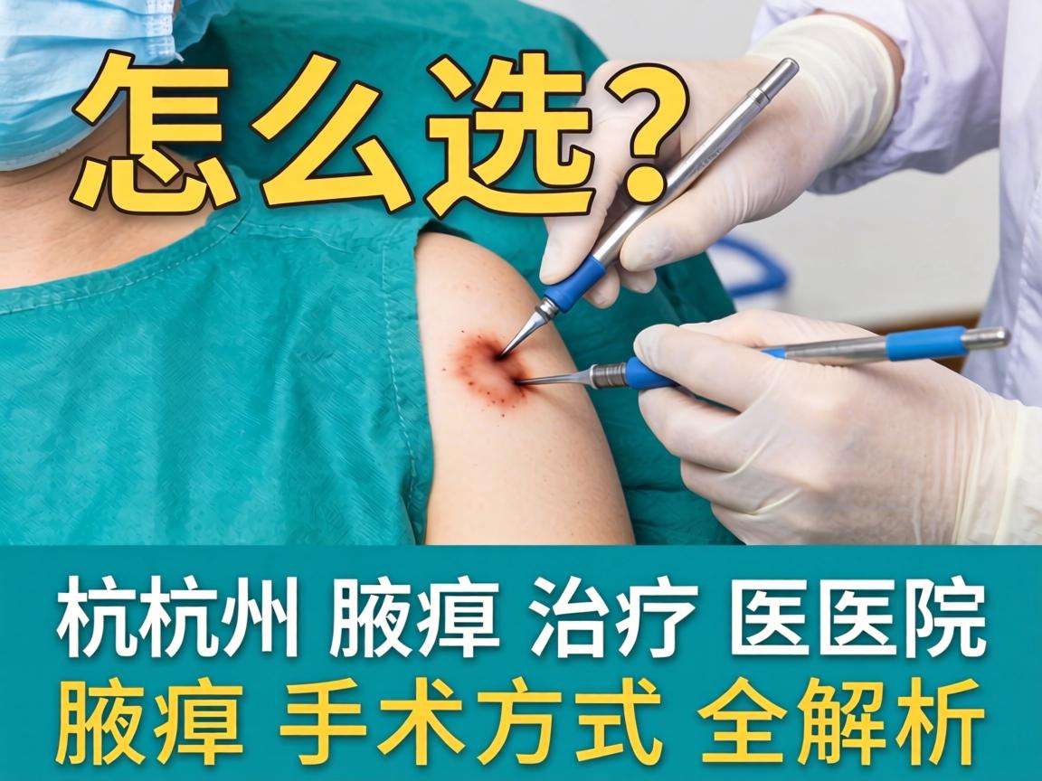 腋臭手术怎么选？杭州腋臭治疗医院腋臭手术方式全解析