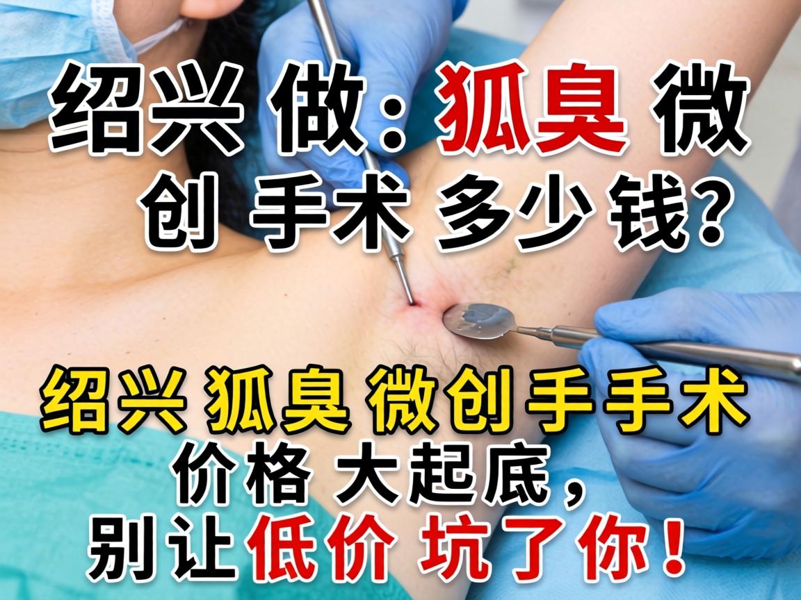 绍兴做狐臭微创手术多少钱？绍兴狐臭微创手术价格大起底，别让低价坑了你！