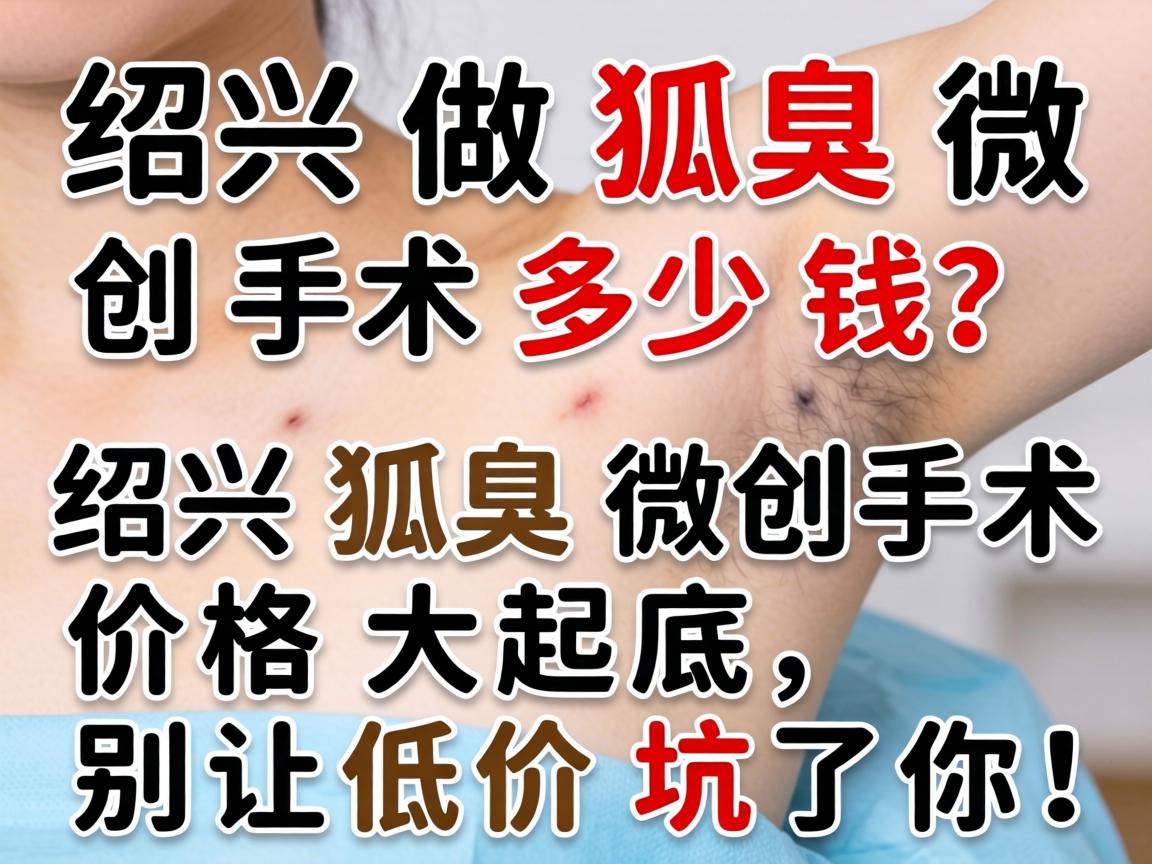 绍兴做狐臭微创手术多少钱？绍兴狐臭微创手术价格大起底，别让低价坑了你！