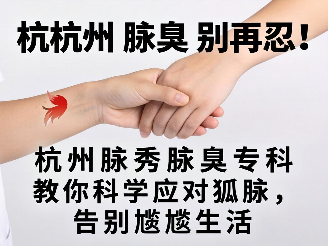 杭州腋臭别再忍！杭州腋秀腋臭专科教你科学应对狐臭，告别尴尬生活