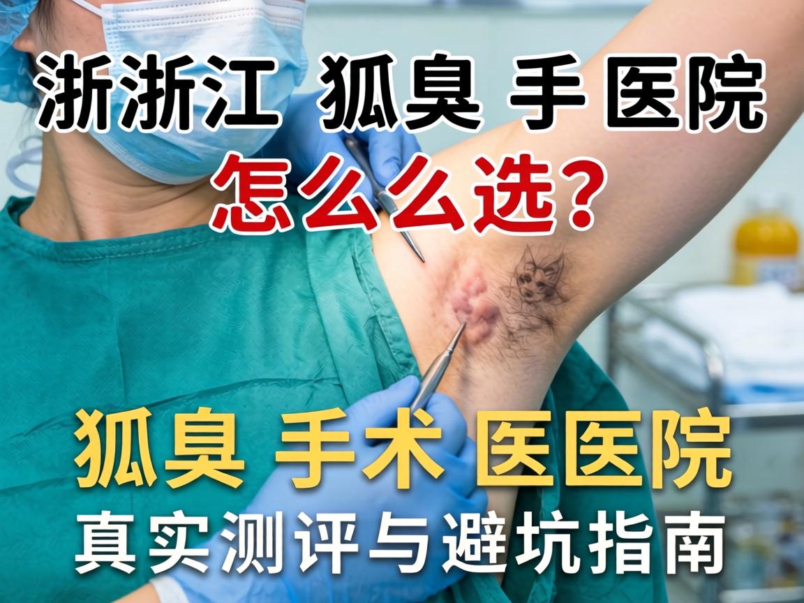 浙江狐臭手术医院怎么选？狐臭手术医院真实测评与避坑指南
