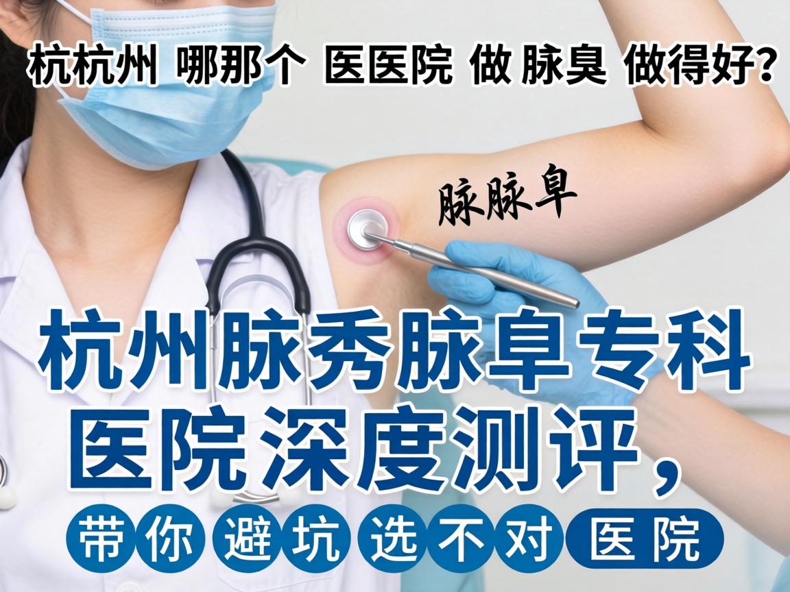 杭州哪个医院做腋臭做得好？杭州腋秀腋臭专科医院深度测评，带你避坑选对医院
