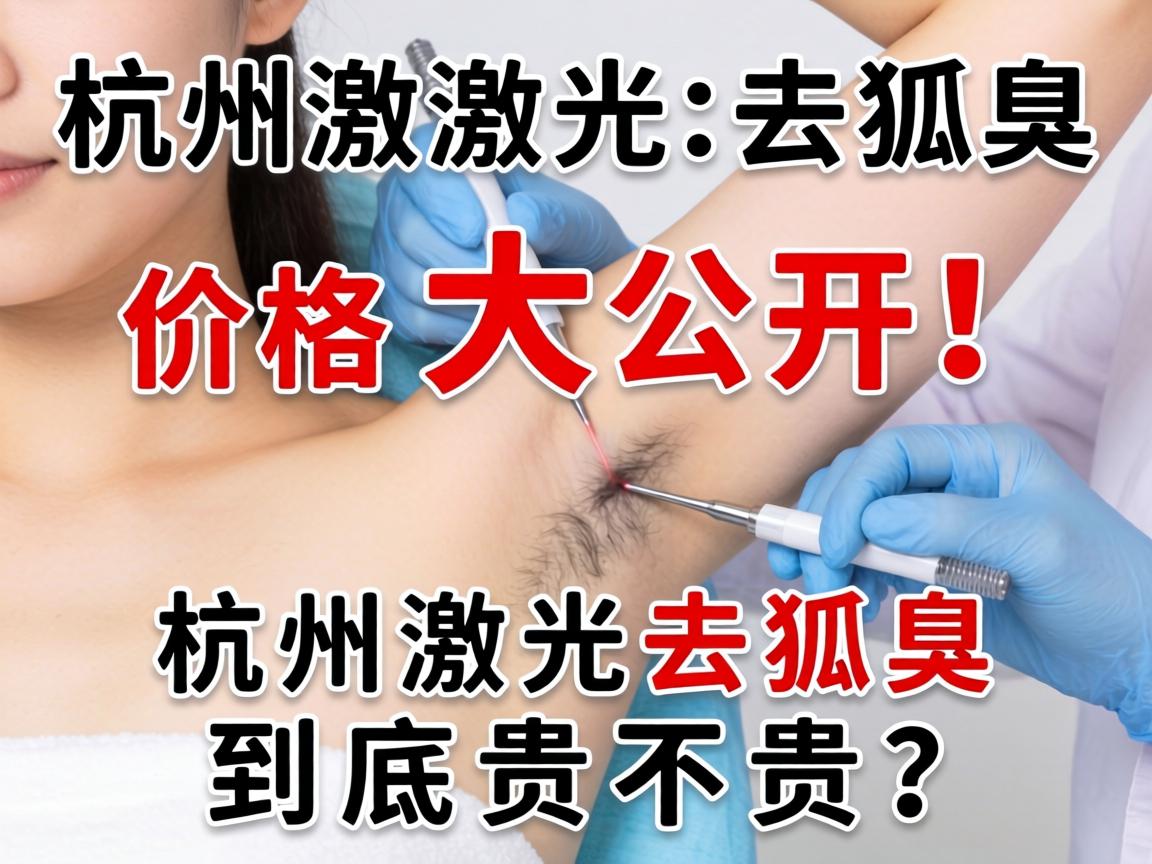 杭州激光去狐臭价格大公开！杭州激光去狐臭到底贵不贵？