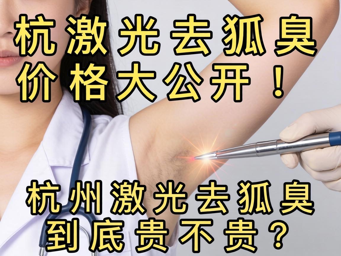 杭州激光去狐臭价格大公开！杭州激光去狐臭到底贵不贵？