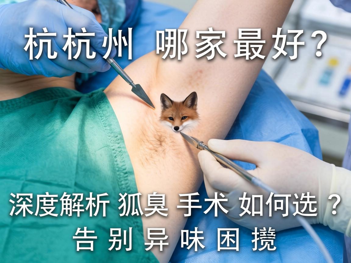 杭州狐臭手术哪家最好？深度解析狐臭手术如何选，告别异味困扰