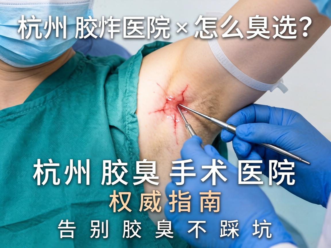 杭州腋臭手术医院怎么选？杭州腋臭手术医院权威指南，告别腋臭不踩坑