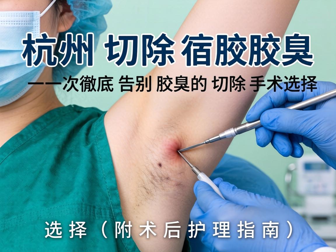 杭州切除腋臭，一次彻底告别腋臭的切除手术选择（附术后护理指南）