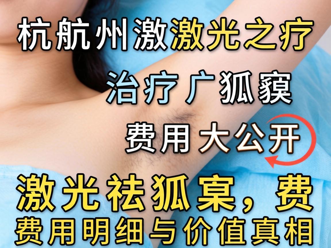 杭州激光治疗狐臭费用大公开，激光祛狐臭，费用明细与价值真相