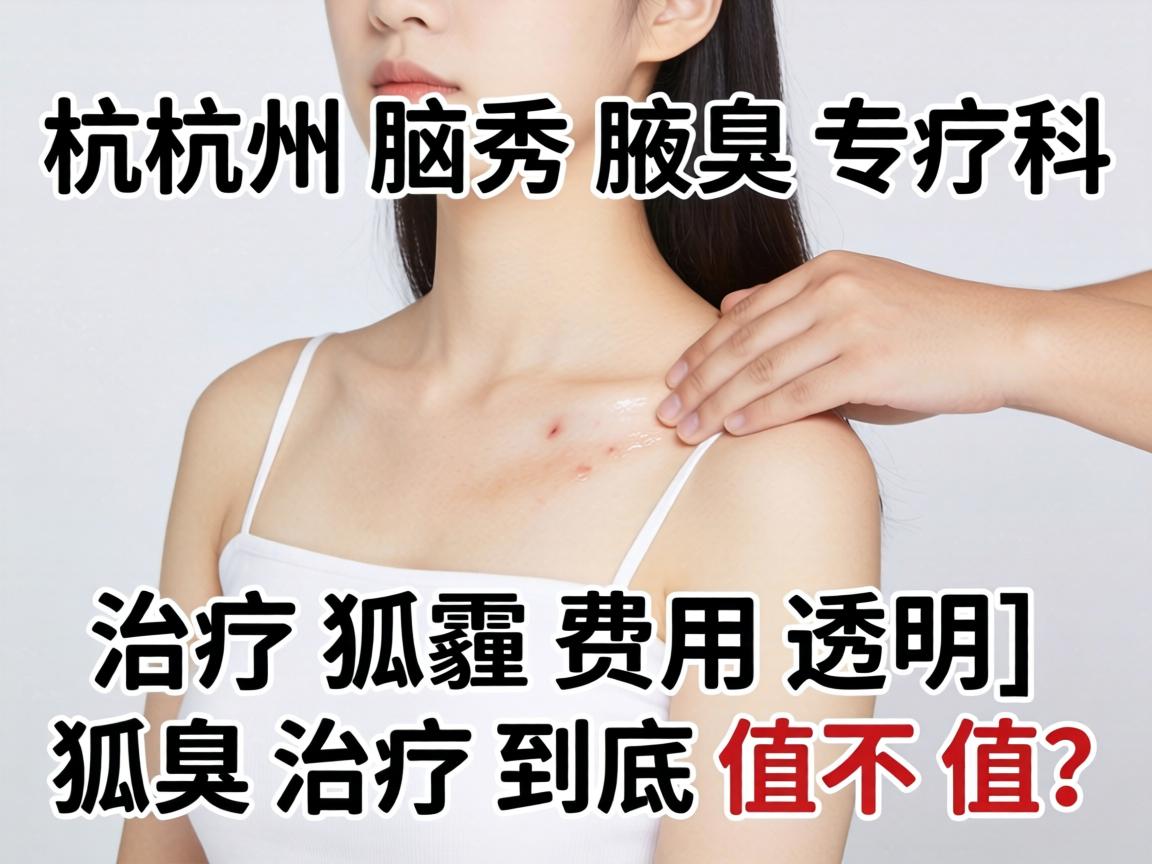 杭州腋秀腋臭专科，治疗狐臭费用透明，狐臭治疗到底值不值？