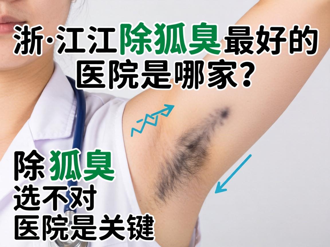 浙江除狐臭最好的医院是哪家？除狐臭选对医院是关键