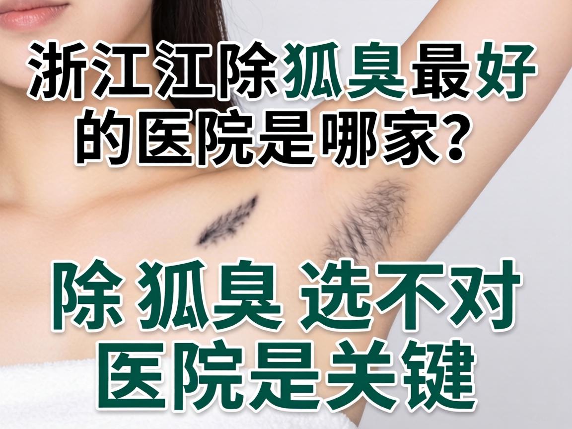 浙江除狐臭最好的医院是哪家？除狐臭选对医院是关键