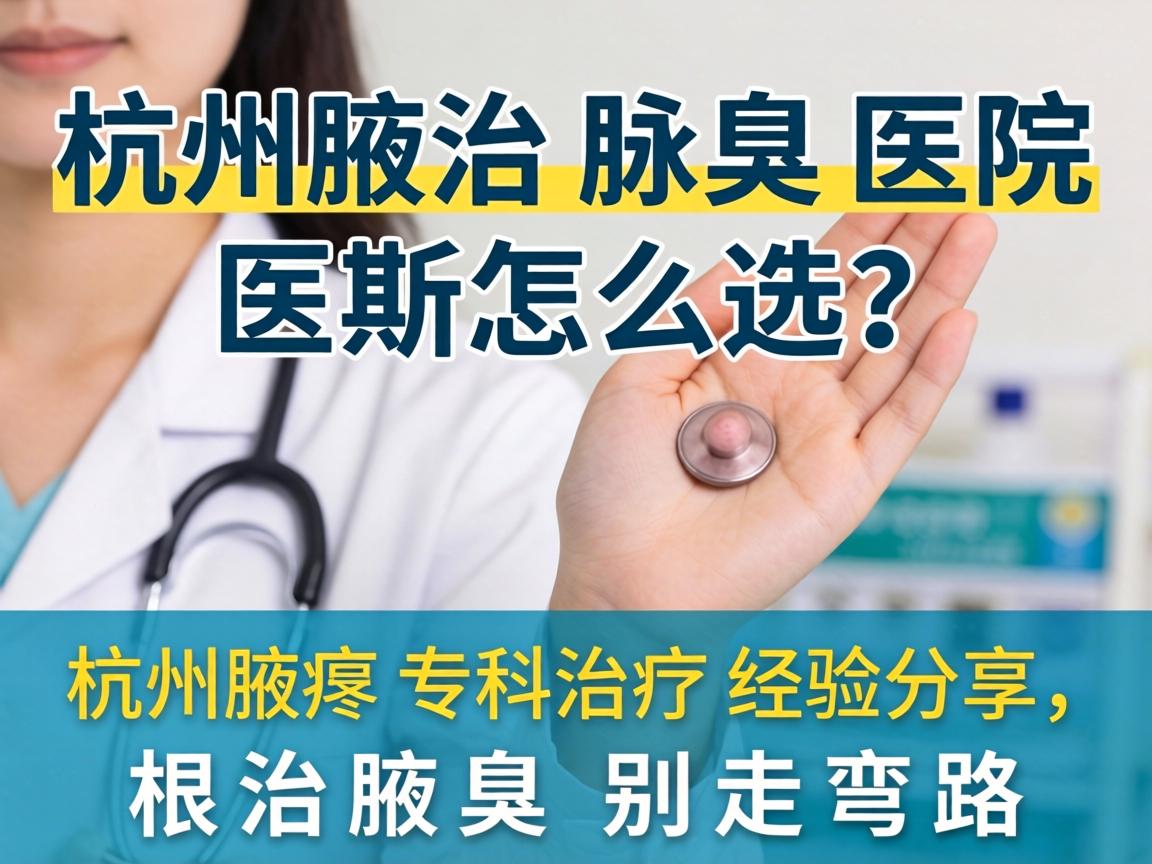 杭州治腋臭医院怎么选？杭州腋臭专科治疗经验分享，根治腋臭别走弯路