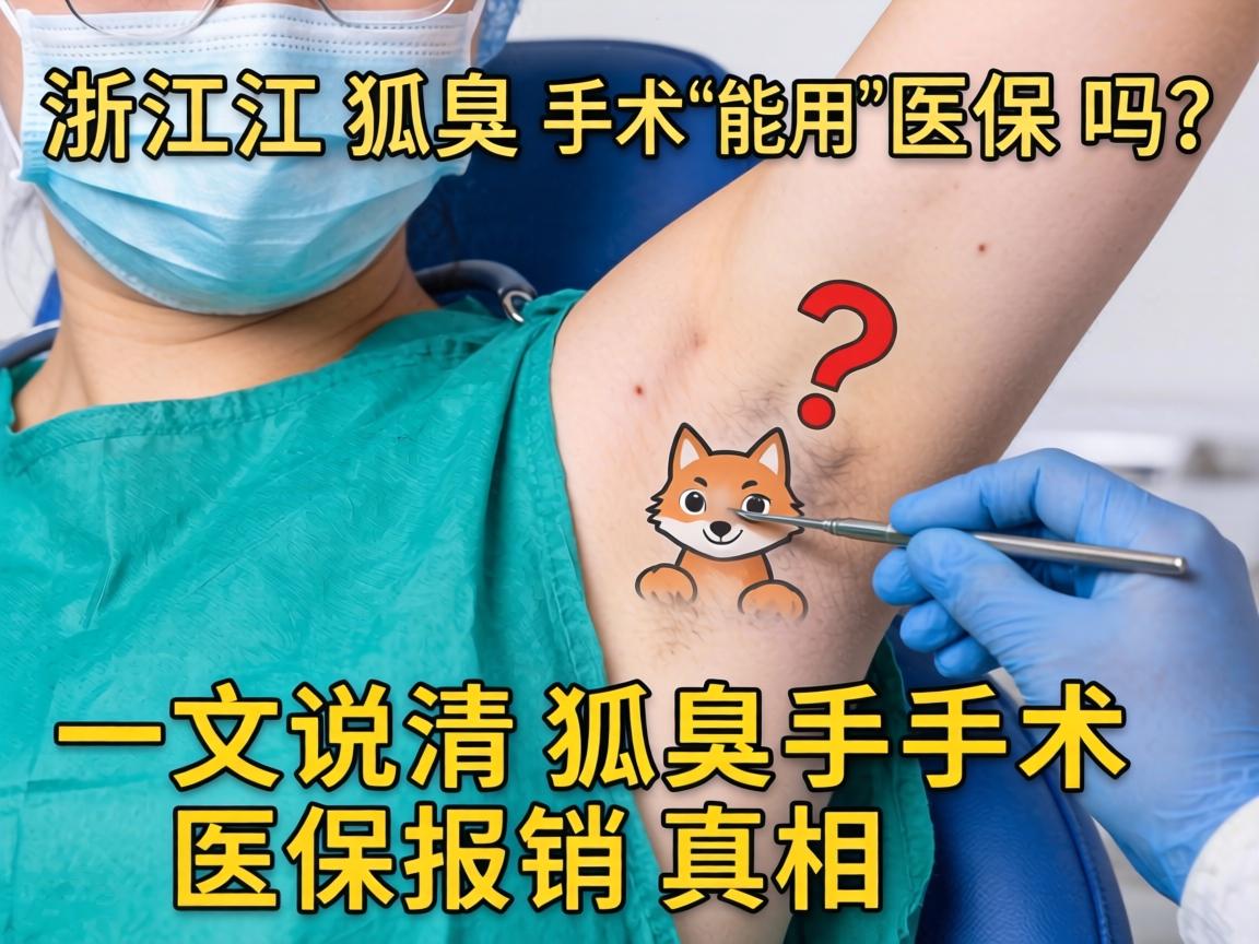 浙江狐臭手术能用医保吗?一文说清狐臭手术医保报销真相 浙江狐臭手术能用医保吗?一文说清狐臭手术医保报销真相