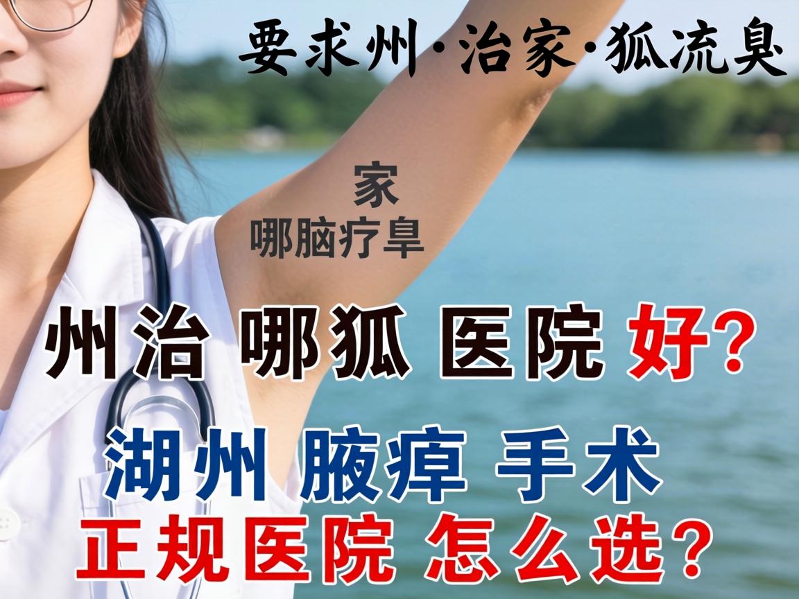 湖州治狐臭哪家医院好？湖州腋臭手术正规医院怎么选？