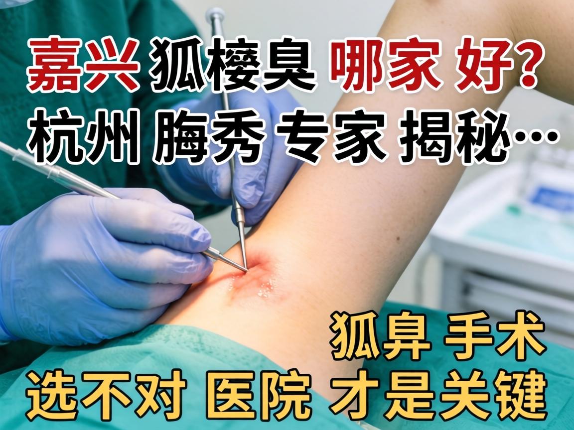 嘉兴狐臭手术哪家好？杭州腋秀专家揭秘，狐臭手术选对医院才是关键
