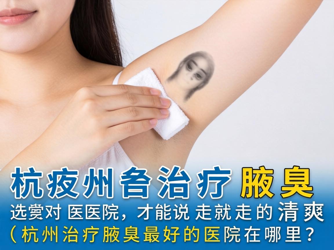 杭州治疗腋臭，选对医院，才能说走就走的清爽（杭州治疗腋臭最好的医院在哪里？