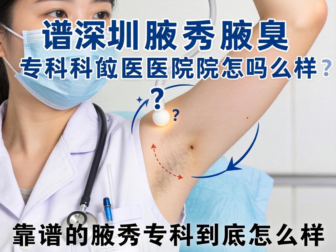深圳腋秀腋臭专科医院怎么样？靠谱的腋秀专科到底怎么样？