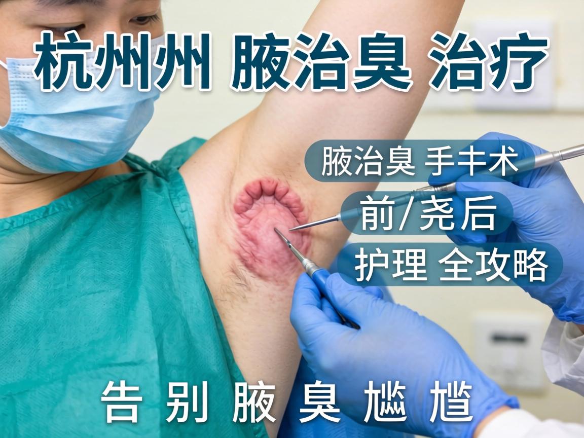 杭州腋臭治疗，腋臭手术前后护理全攻略，告别腋臭尴尬
