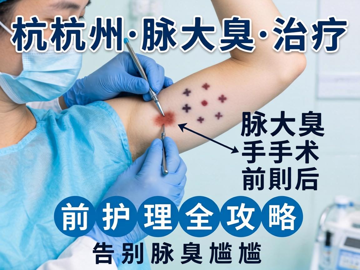 杭州腋臭治疗，腋臭手术前后护理全攻略，告别腋臭尴尬