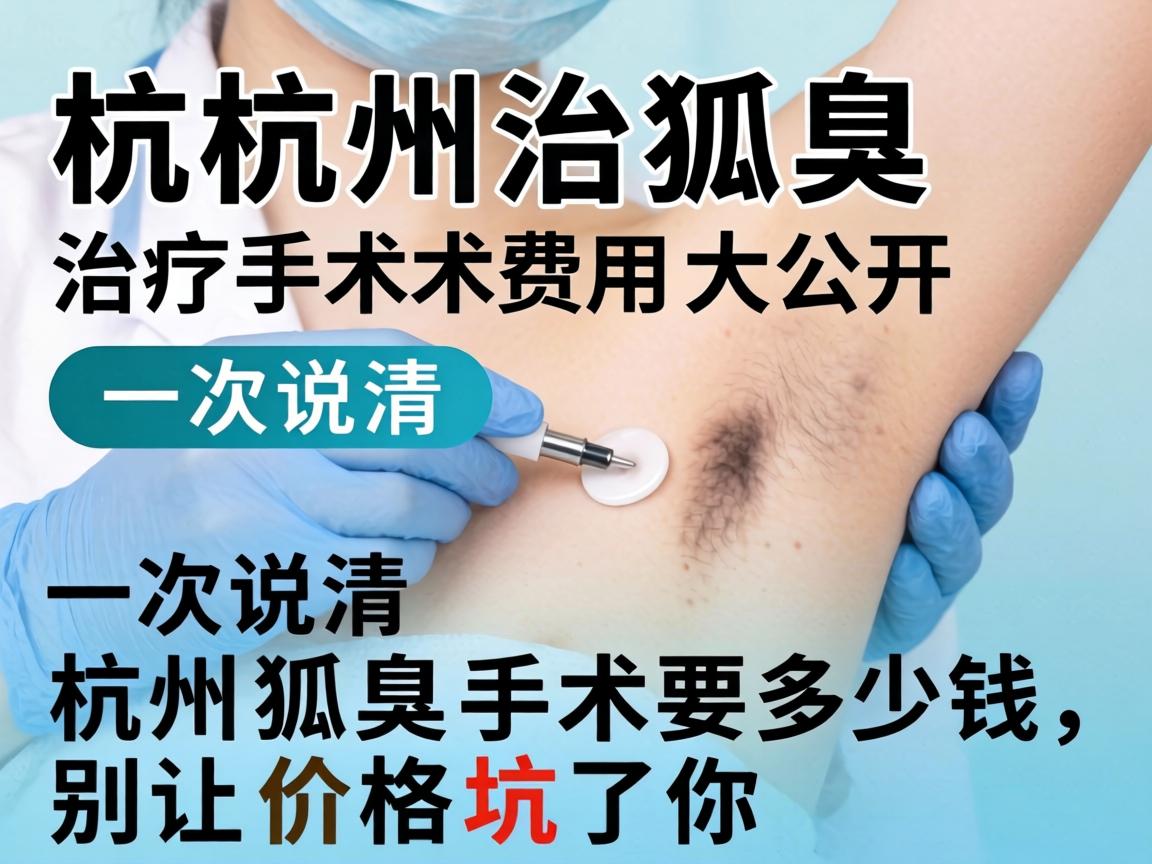杭州狐臭治疗手术费用大公开,一次说清杭州狐臭手术要多少钱,别让价格坑了你 杭州狐臭治疗手术费用大公开,一次说清杭州狐臭手术要多少钱,别让价格坑了你