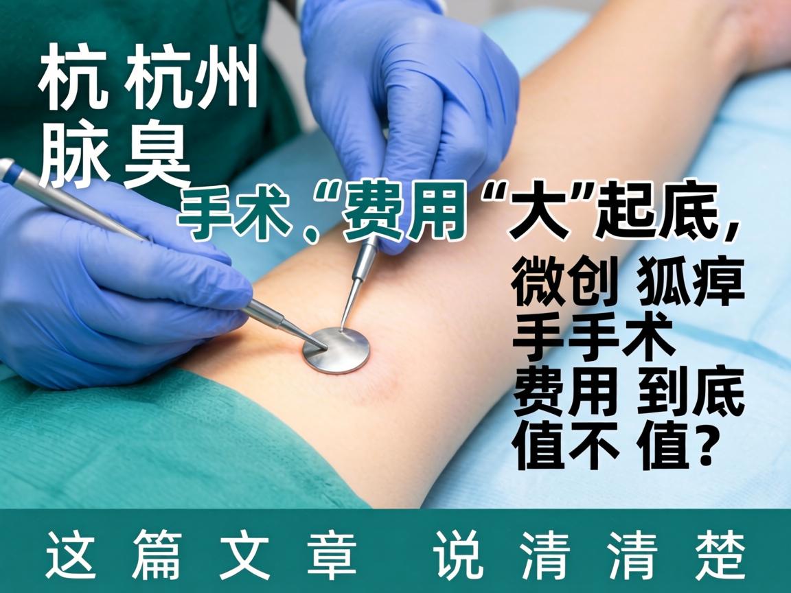杭州腋臭手术费用大起底，微创狐臭手术费用到底值不值？这篇文章说清楚
