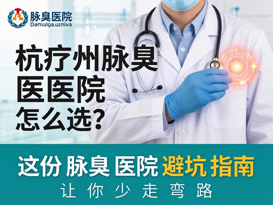 杭州腋臭医院怎么选？这份腋臭医院避坑指南，让你少走弯路
