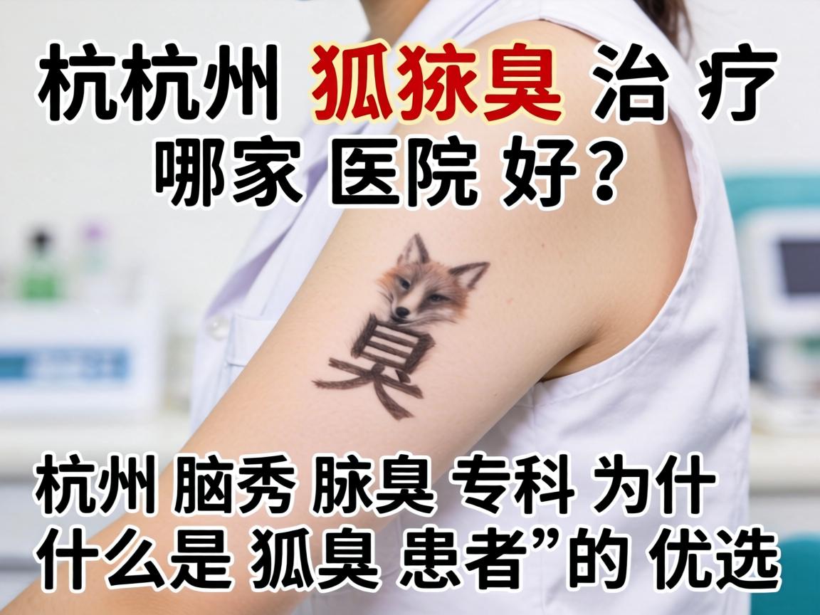 杭州狐臭治疗哪家医院好？杭州腋秀腋臭专科为什么是狐臭患者的优选