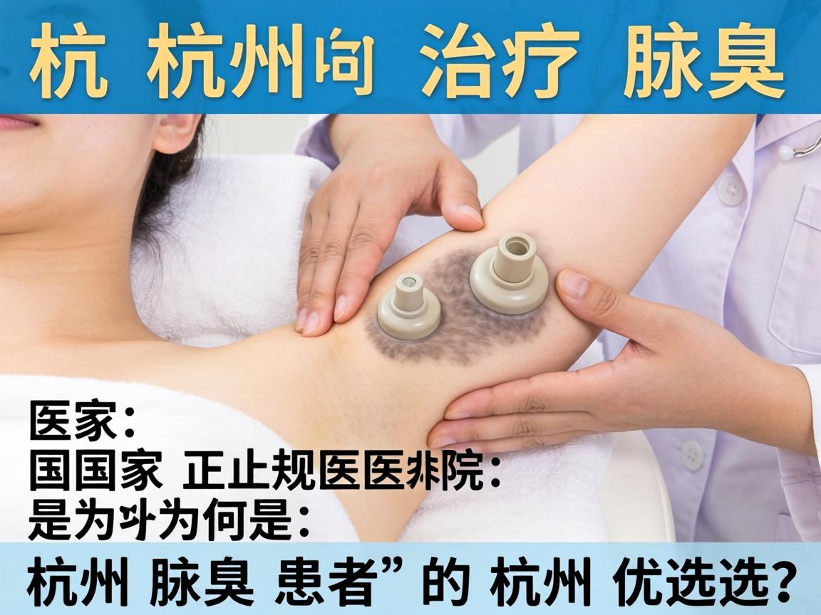 杭州治疗腋臭，这家国家正规医院为何是杭州腋臭患者的杭州优选？