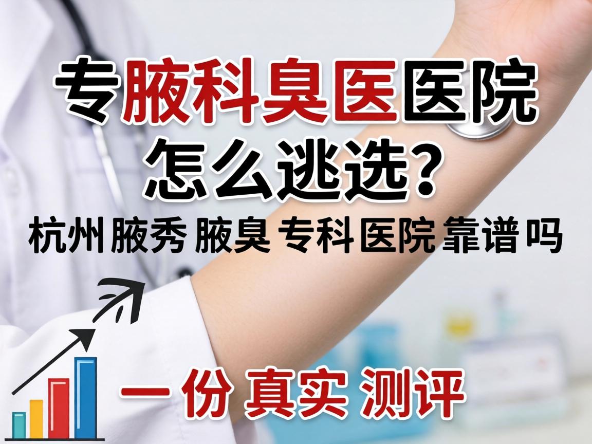 腋臭专科医院怎么选？杭州腋秀腋臭专科医院靠谱吗？一份真实测评
