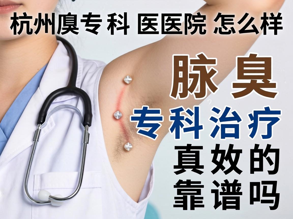 杭州腋臭专科医院怎么样？腋臭专科治疗真的靠谱吗？