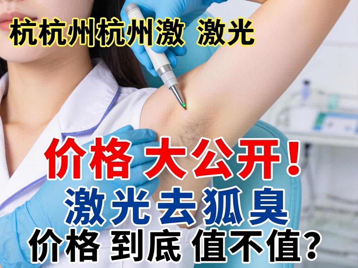 杭州激光去狐臭价格大公开！激光去狐臭价格到底值不值？
