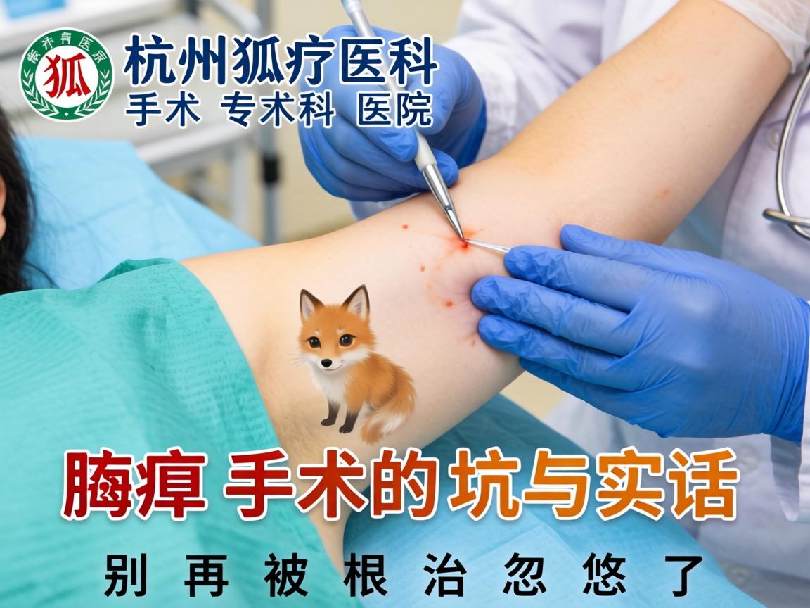 杭州狐臭手术专科医院，腋臭手术的坑与实话，别再被根治忽悠了
