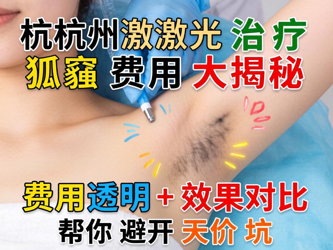 杭州激光治疗狐臭费用大揭秘，费用透明+效果对比，帮你避开天价坑