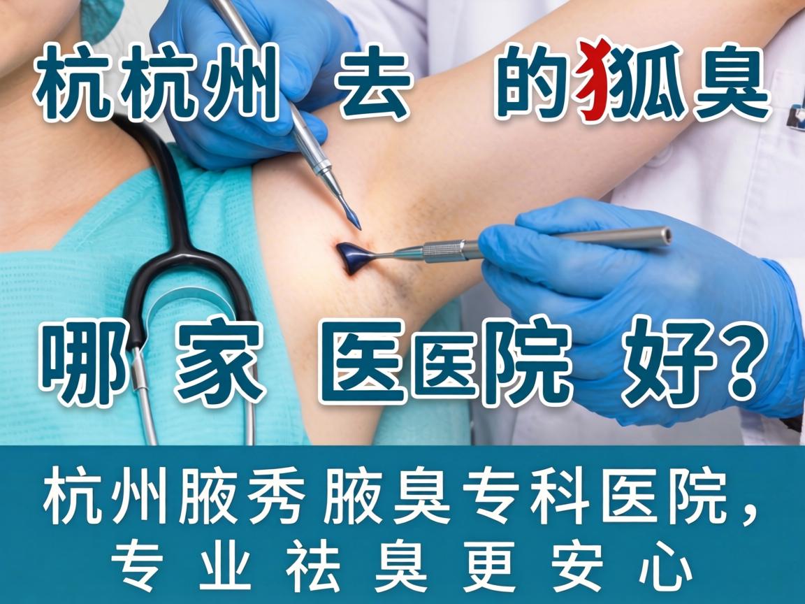 杭州去狐臭哪家医院好？杭州腋秀腋臭专科医院，专业祛臭更安心