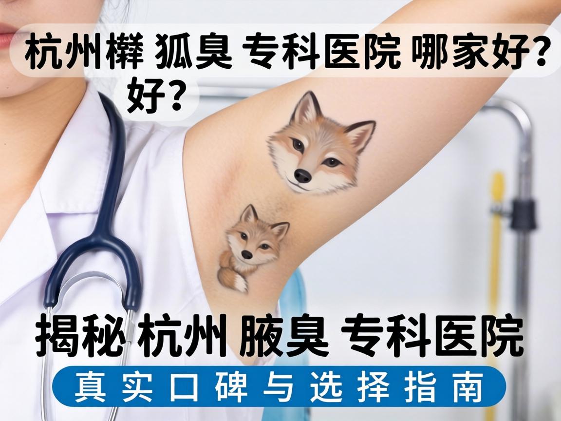 杭州狐臭专科医院哪家好？揭秘杭州腋臭专科医院真实口碑与选择指南